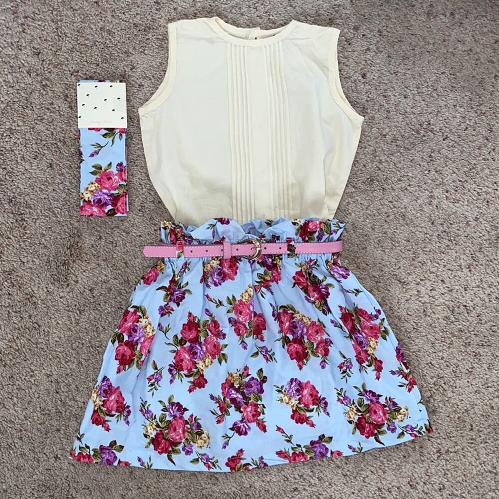 Lacey Lane Cindy Skirt 5 Lot Paige 4 Pink Belt